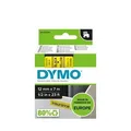 Dymo Original Schriftband, Dymo, 45018, S0720580, schwarz Druck/gelb Unterl., 7m, 12mm, D1